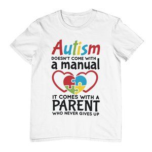 Autism Awareness Month Autistic Love Family Graphic T-Shirt